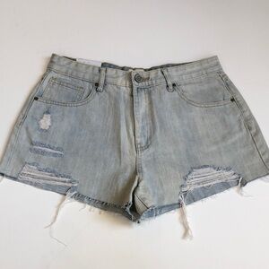 FOREVER 21 SKY BLUE HIGH WAISTED SIZE 27 BNWT